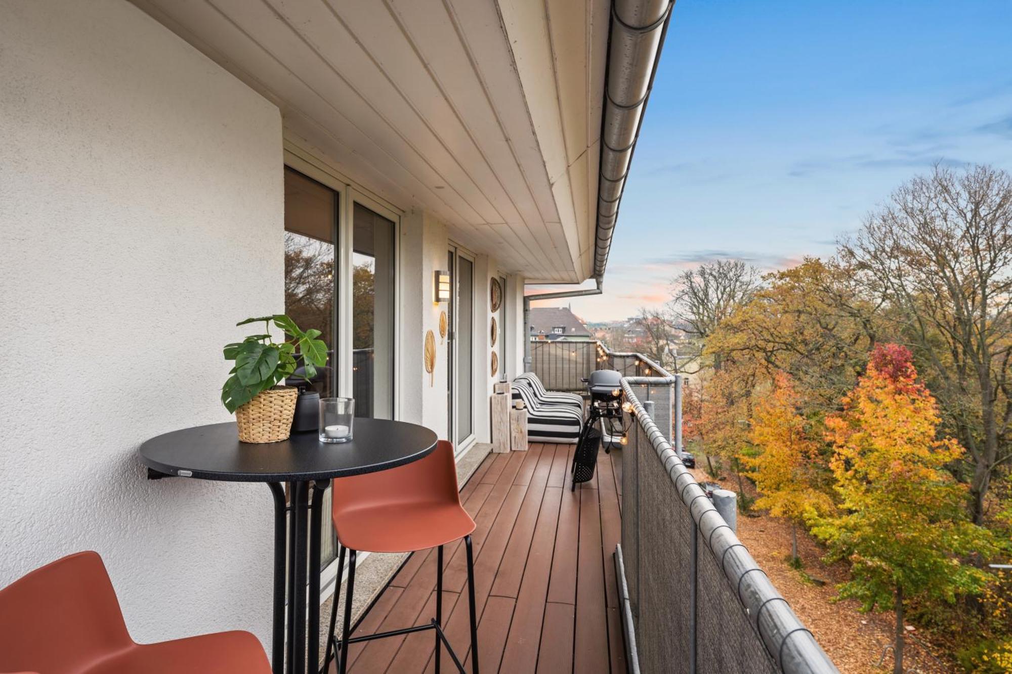 Edler Wohnraum Schwanenteich-Penthouse Mit Garage, Grill, Kaffeevollautomat, Klima, Lift & Terrasse Apartment Цвикау Екстериор снимка